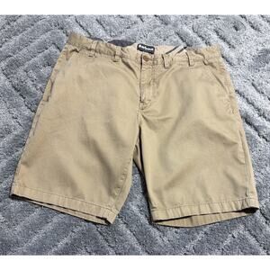 Barbour Neuston Regular Fit Twill Chino City Shorts in Stone BritishLux Size 40
